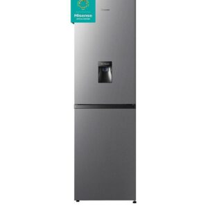 Hisense RB327N4WCE 55cm Wide, Total No Frost, Freestanding Fridge Freezer - Stainless Steel